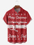 Men's Christmas Funny Graphic Short Sleeve Hawaiian Shirt